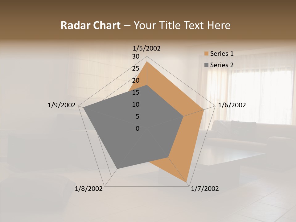 Couch Comfortable Relax PowerPoint Template