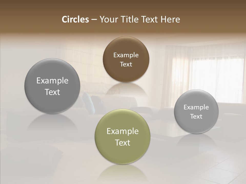 Couch Comfortable Relax PowerPoint Template