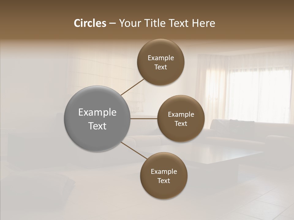Couch Comfortable Relax PowerPoint Template