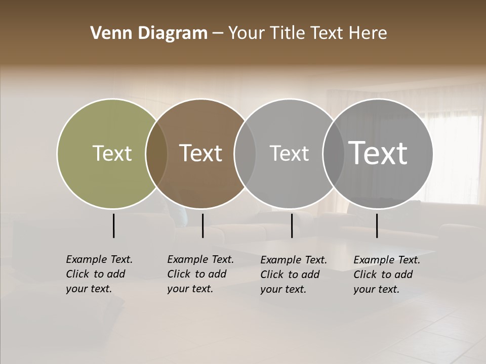 Couch Comfortable Relax PowerPoint Template