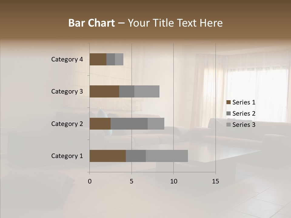 Couch Comfortable Relax PowerPoint Template