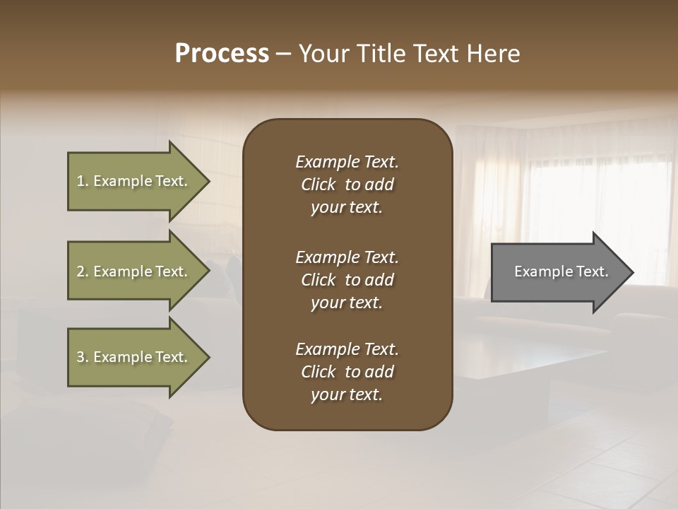 Couch Comfortable Relax PowerPoint Template