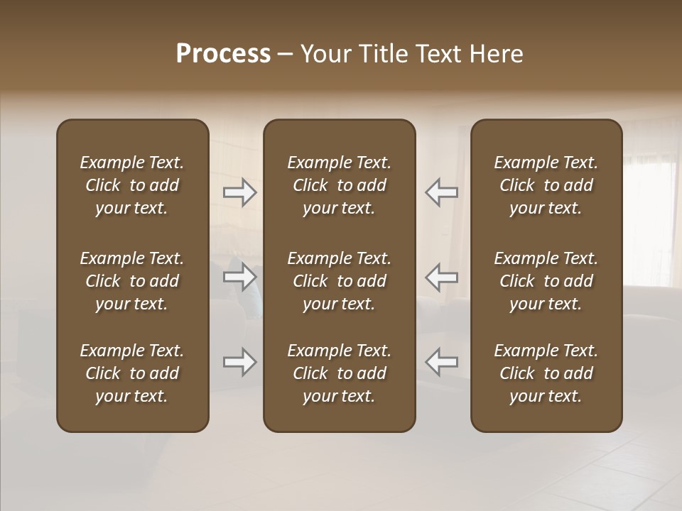 Couch Comfortable Relax PowerPoint Template