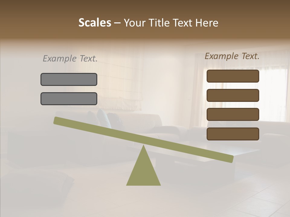 Couch Comfortable Relax PowerPoint Template