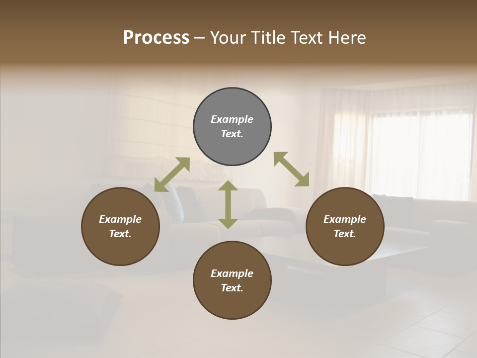 Couch Comfortable Relax PowerPoint Template