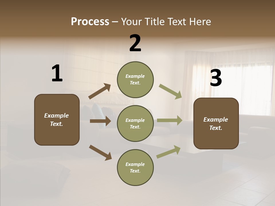 Couch Comfortable Relax PowerPoint Template