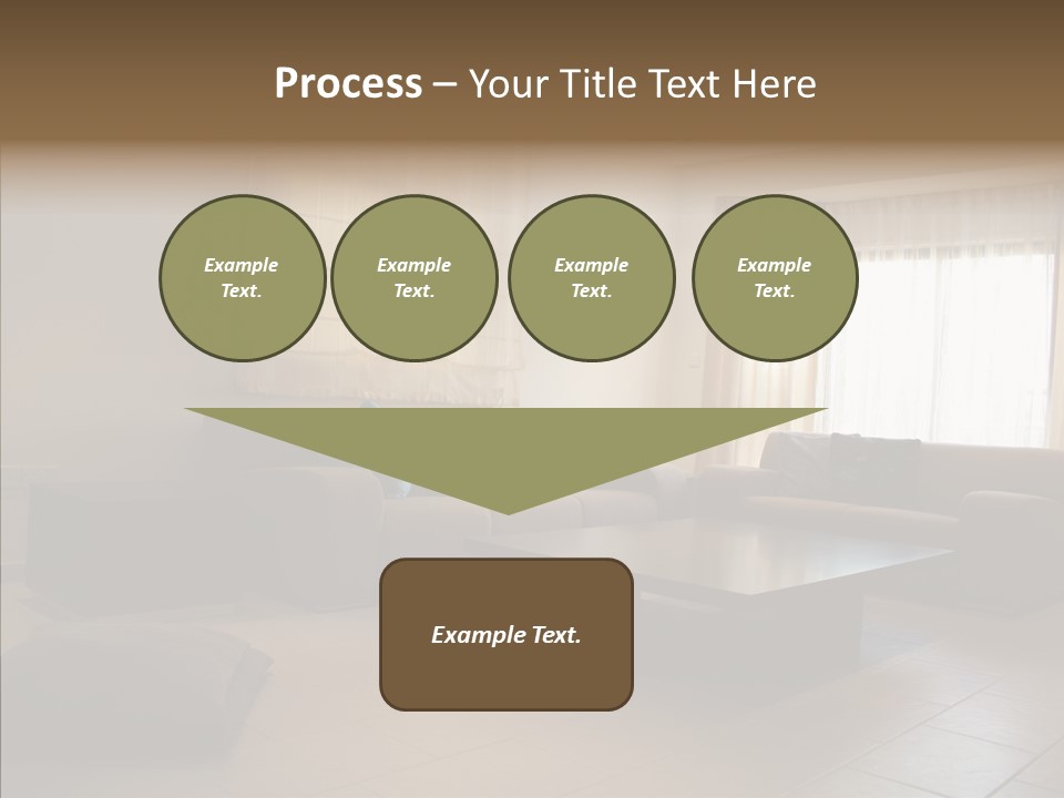 Couch Comfortable Relax PowerPoint Template