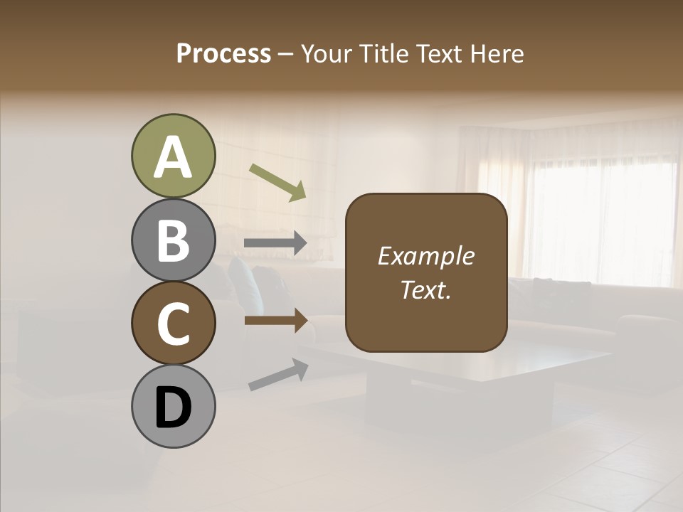 Couch Comfortable Relax PowerPoint Template