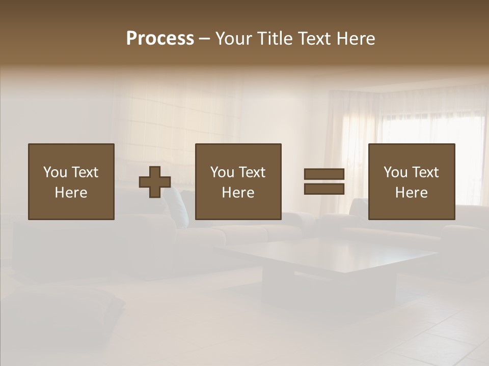 Couch Comfortable Relax PowerPoint Template