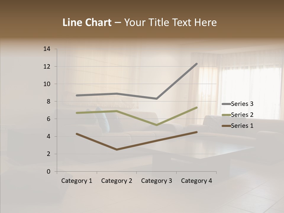 Couch Comfortable Relax PowerPoint Template