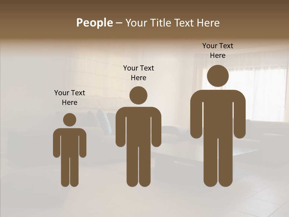 Couch Comfortable Relax PowerPoint Template