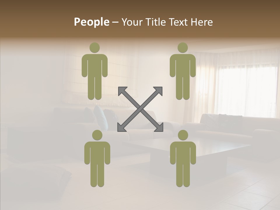 Couch Comfortable Relax PowerPoint Template