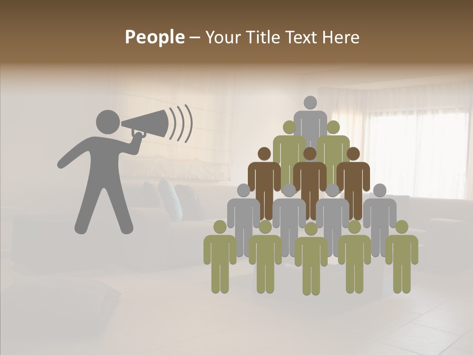 Couch Comfortable Relax PowerPoint Template