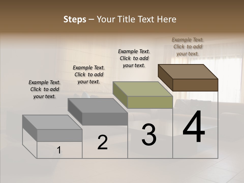 Couch Comfortable Relax PowerPoint Template