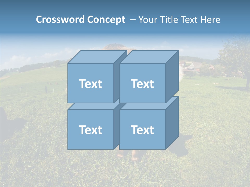 Hay Fish Sky PowerPoint Template