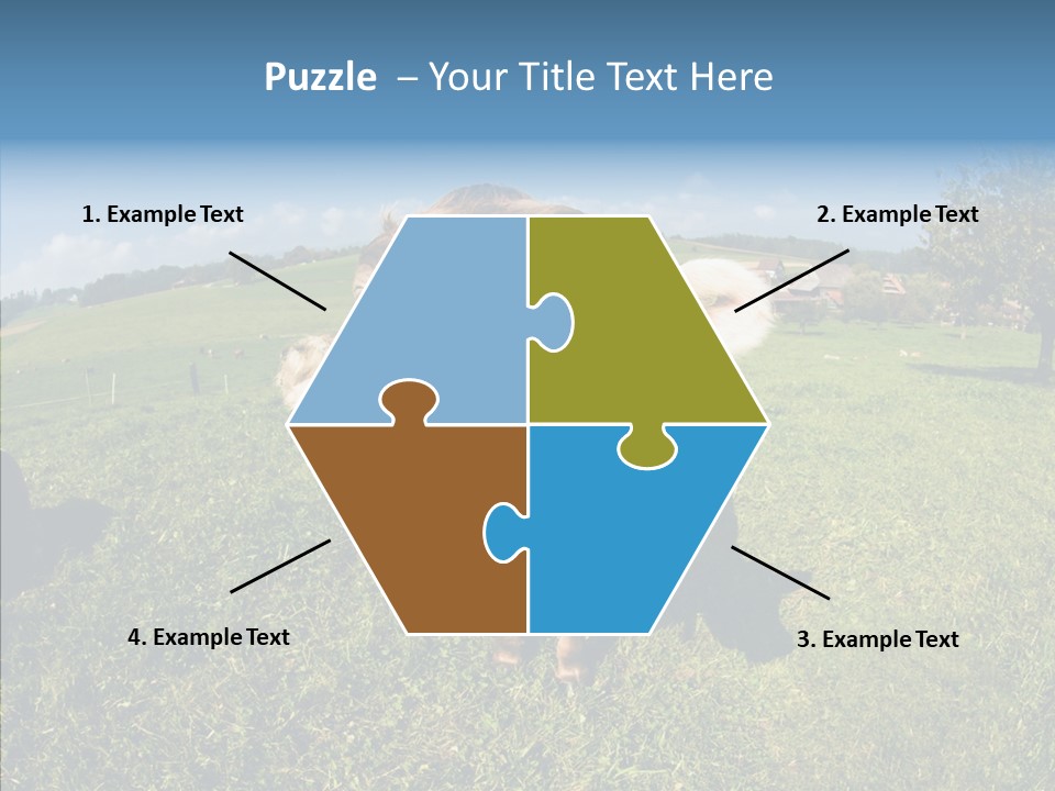 Hay Fish Sky PowerPoint Template