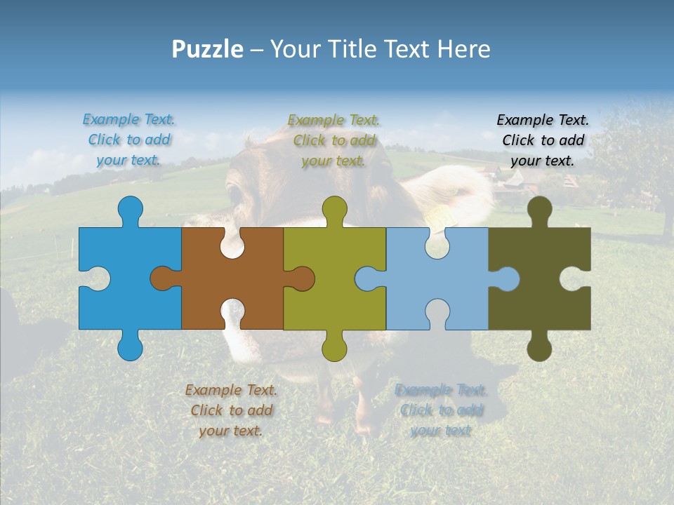 Hay Fish Sky PowerPoint Template