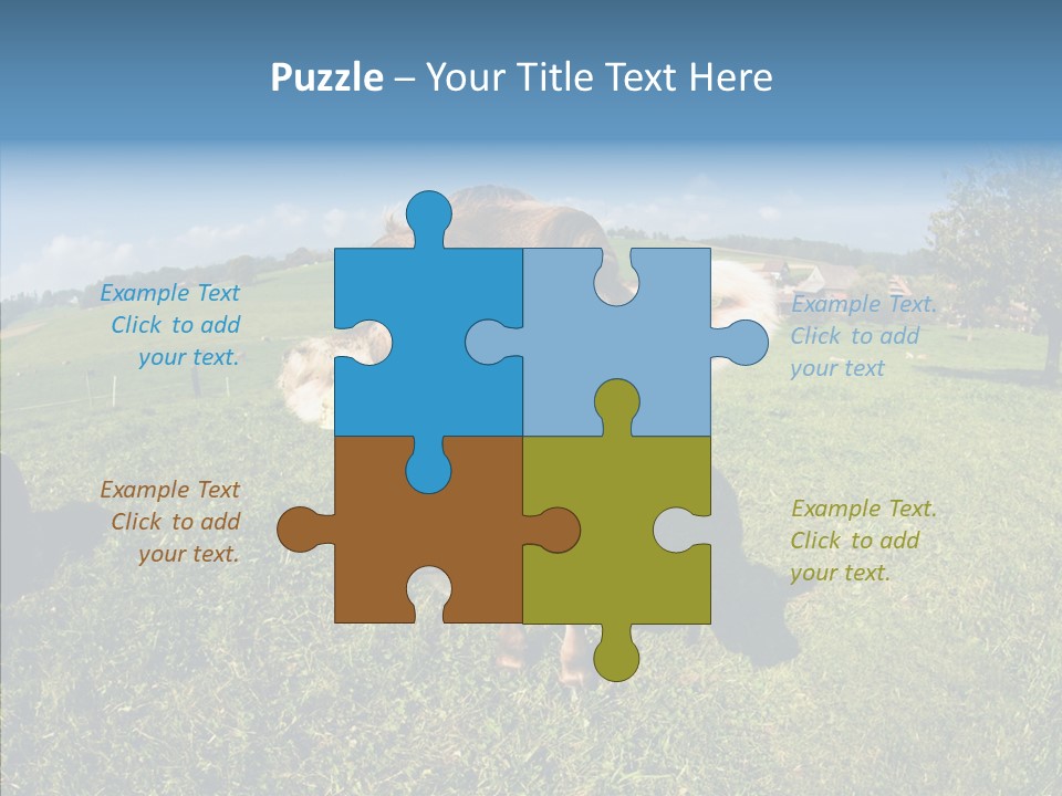 Hay Fish Sky PowerPoint Template