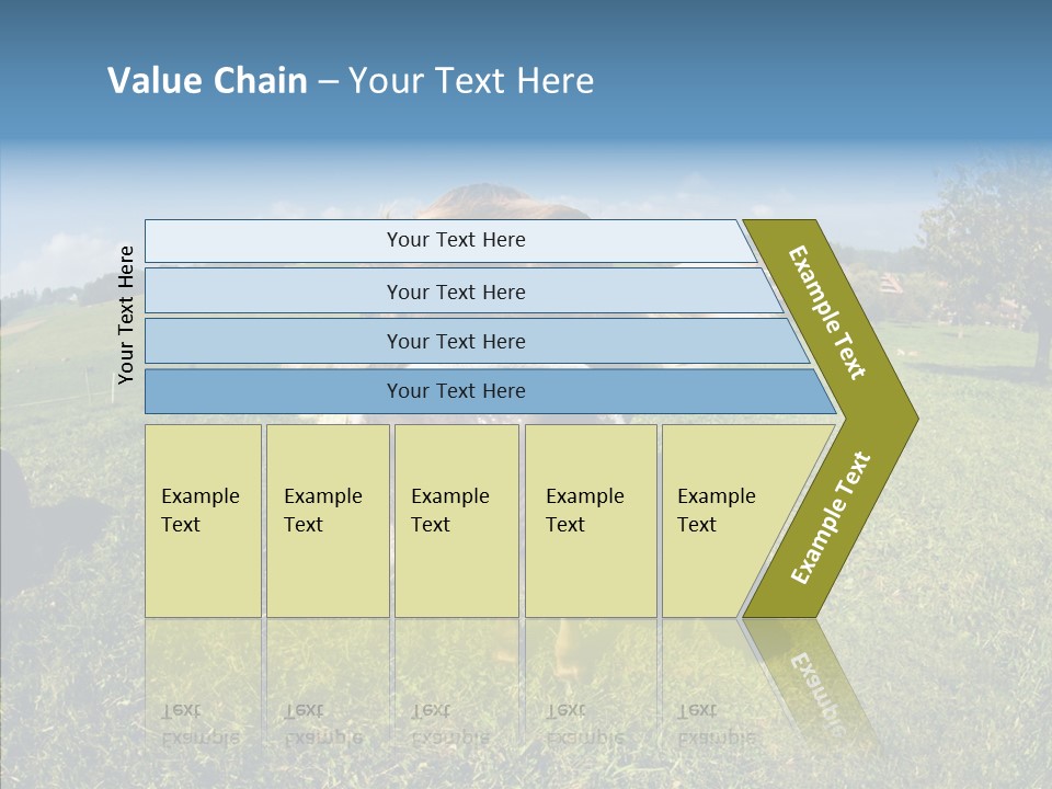 Hay Fish Sky PowerPoint Template
