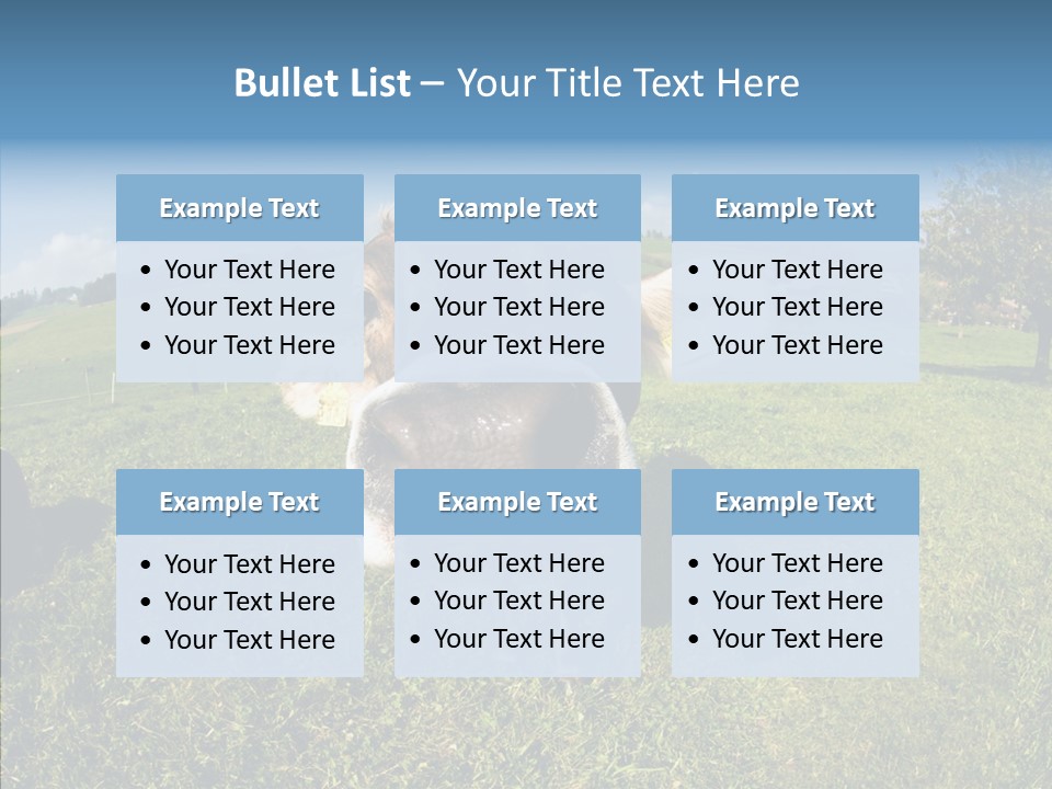 Hay Fish Sky PowerPoint Template