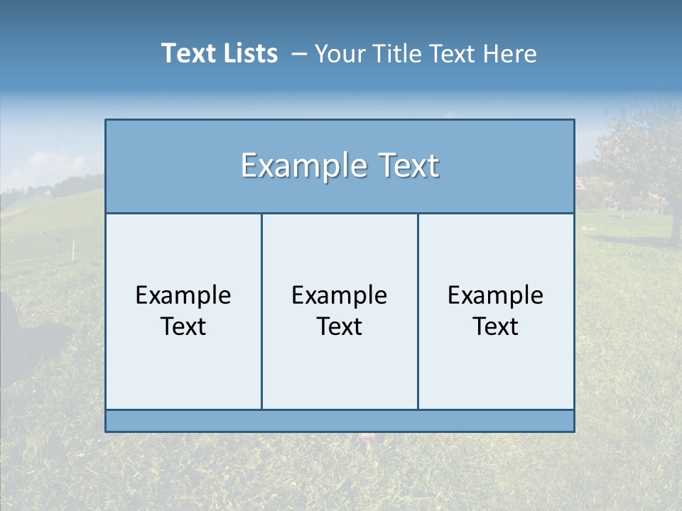 Hay Fish Sky PowerPoint Template
