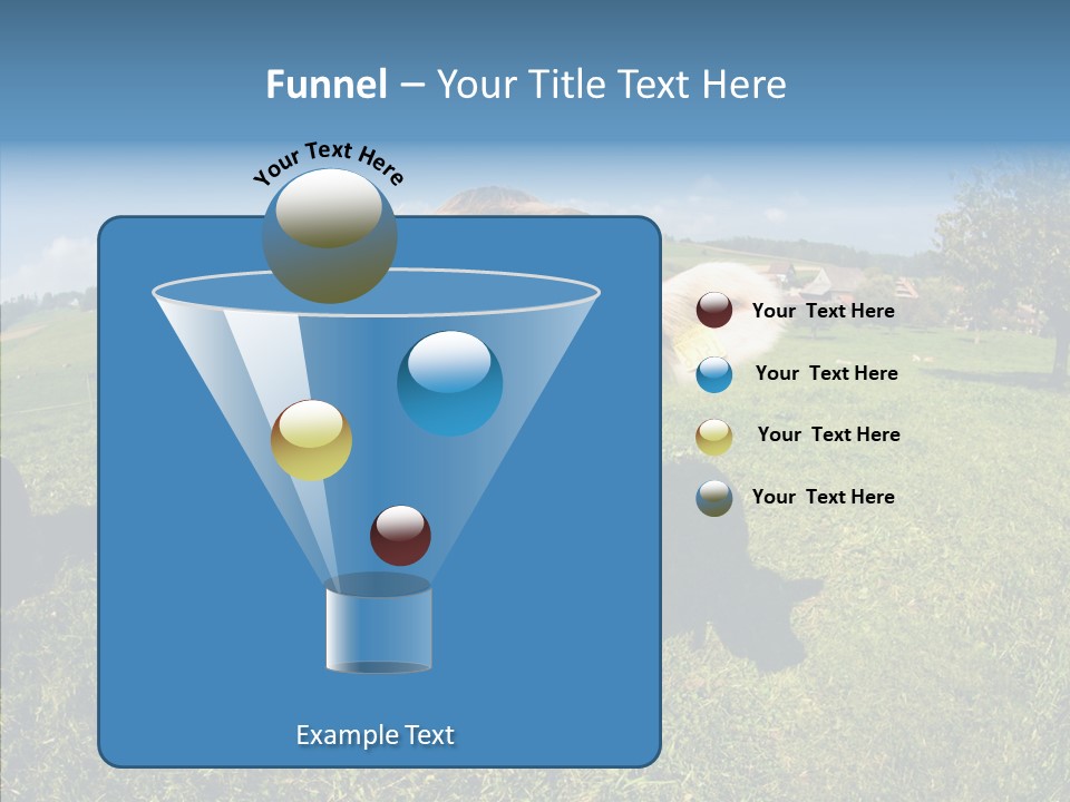 Hay Fish Sky PowerPoint Template