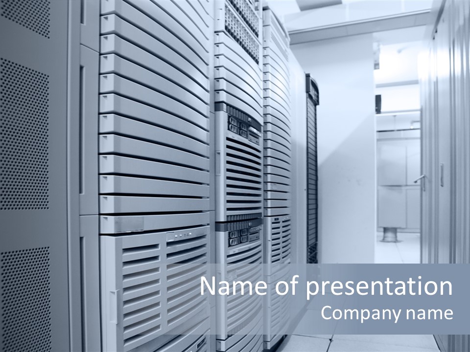 Raid Communications Row PowerPoint Template