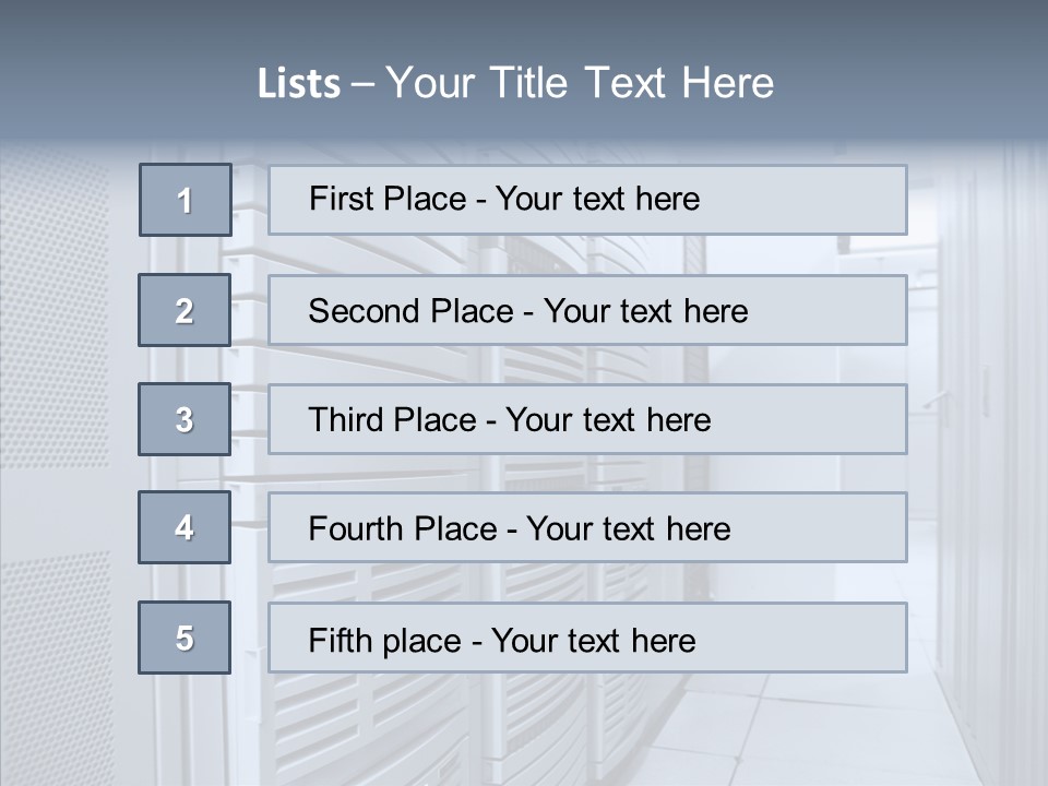 Raid Communications Row PowerPoint Template