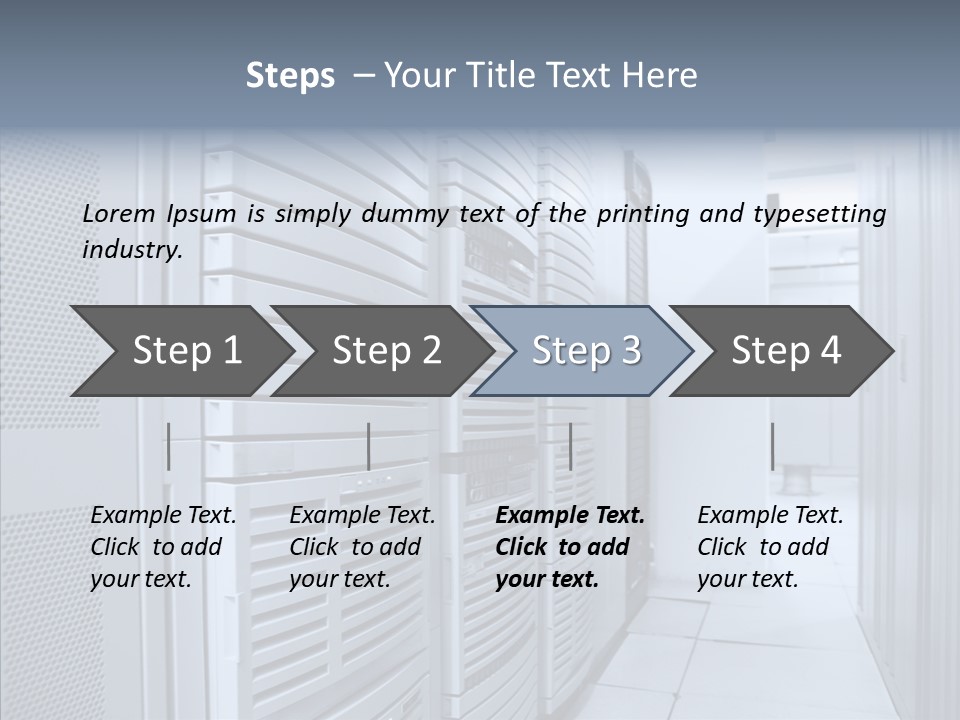 Raid Communications Row PowerPoint Template