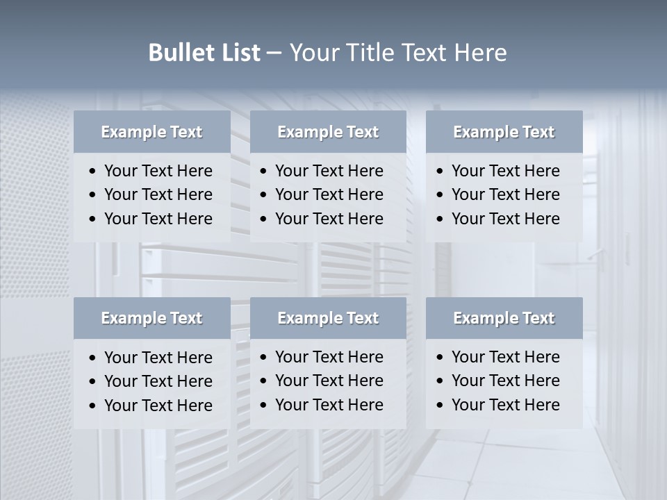 Raid Communications Row PowerPoint Template