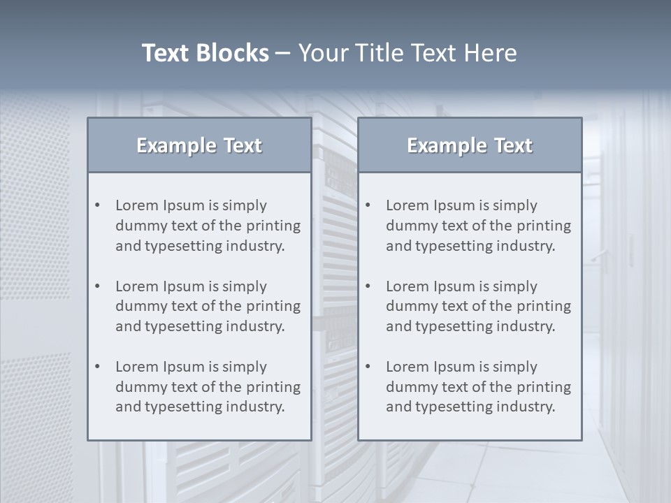 Raid Communications Row PowerPoint Template