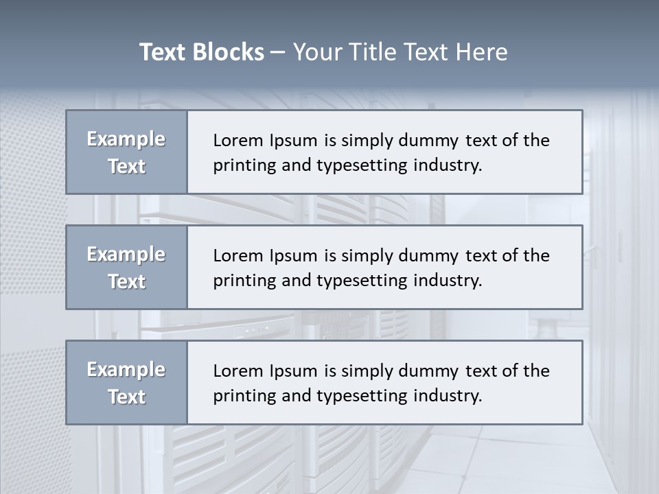 Raid Communications Row PowerPoint Template