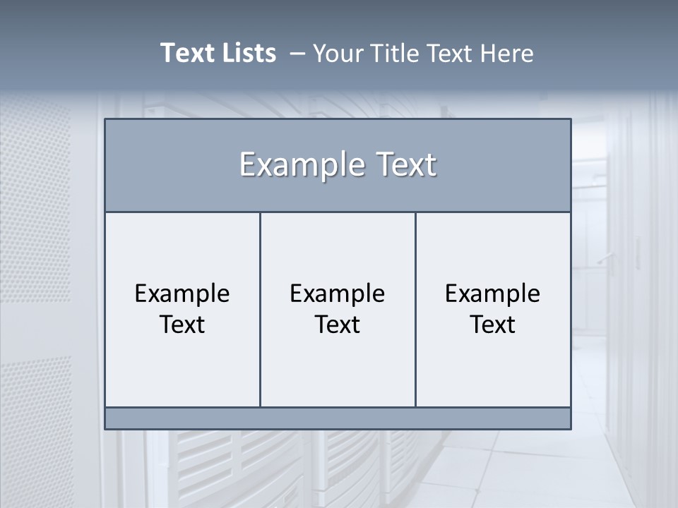 Raid Communications Row PowerPoint Template