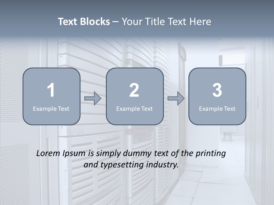 Raid Communications Row PowerPoint Template