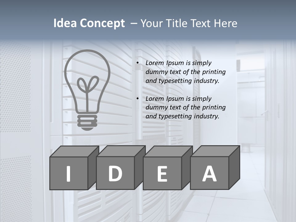 Raid Communications Row PowerPoint Template