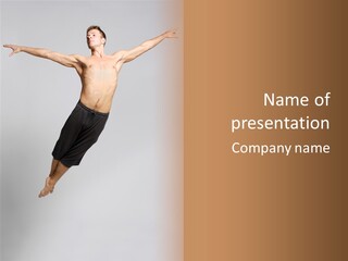 Hop Moving Man PowerPoint Template