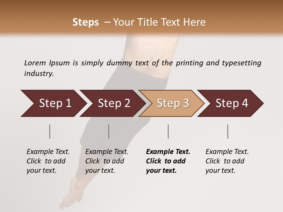 Hop Moving Man PowerPoint Template