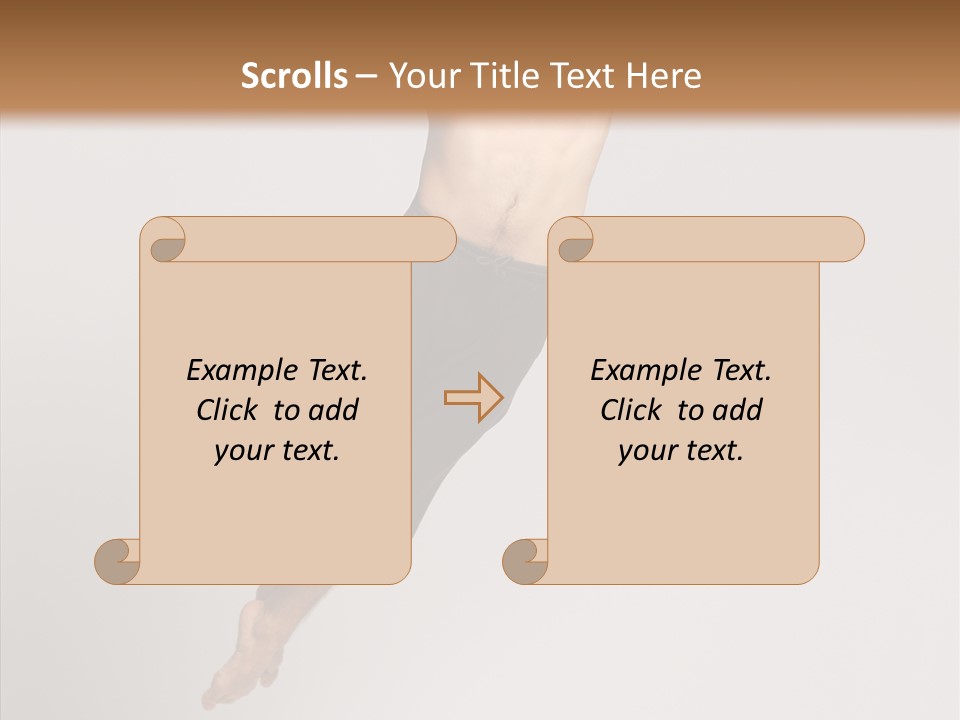 Hop Moving Man PowerPoint Template