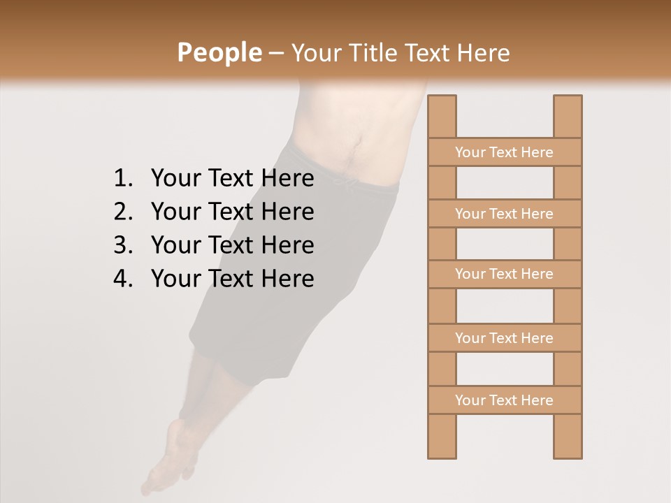 Hop Moving Man PowerPoint Template