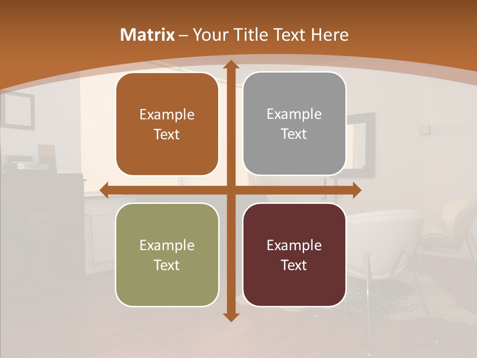 Design Wooden Home PowerPoint Template