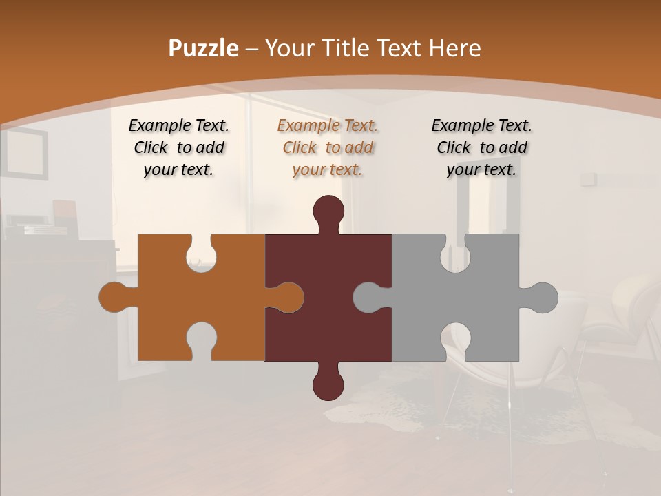 Design Wooden Home PowerPoint Template