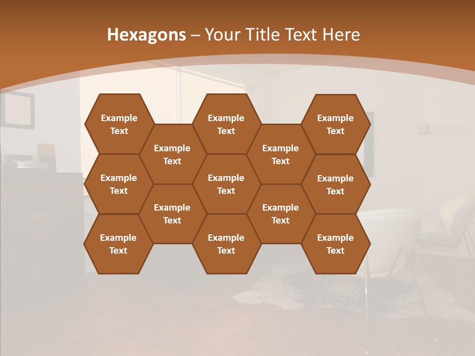 Design Wooden Home PowerPoint Template