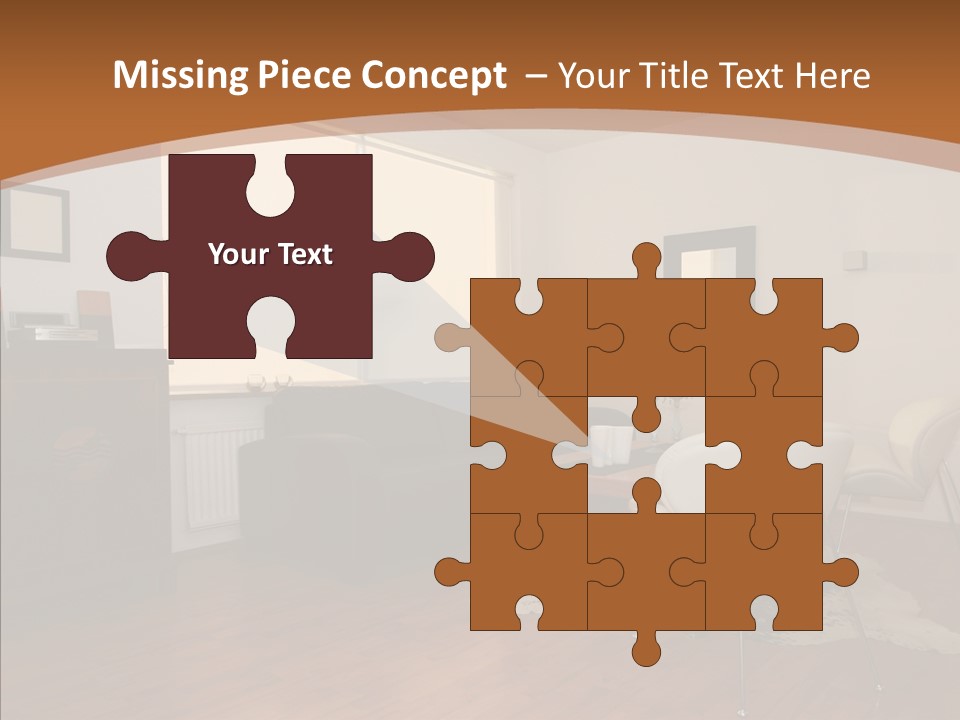 Design Wooden Home PowerPoint Template