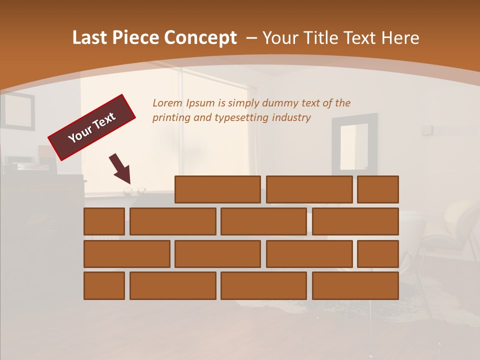 Design Wooden Home PowerPoint Template