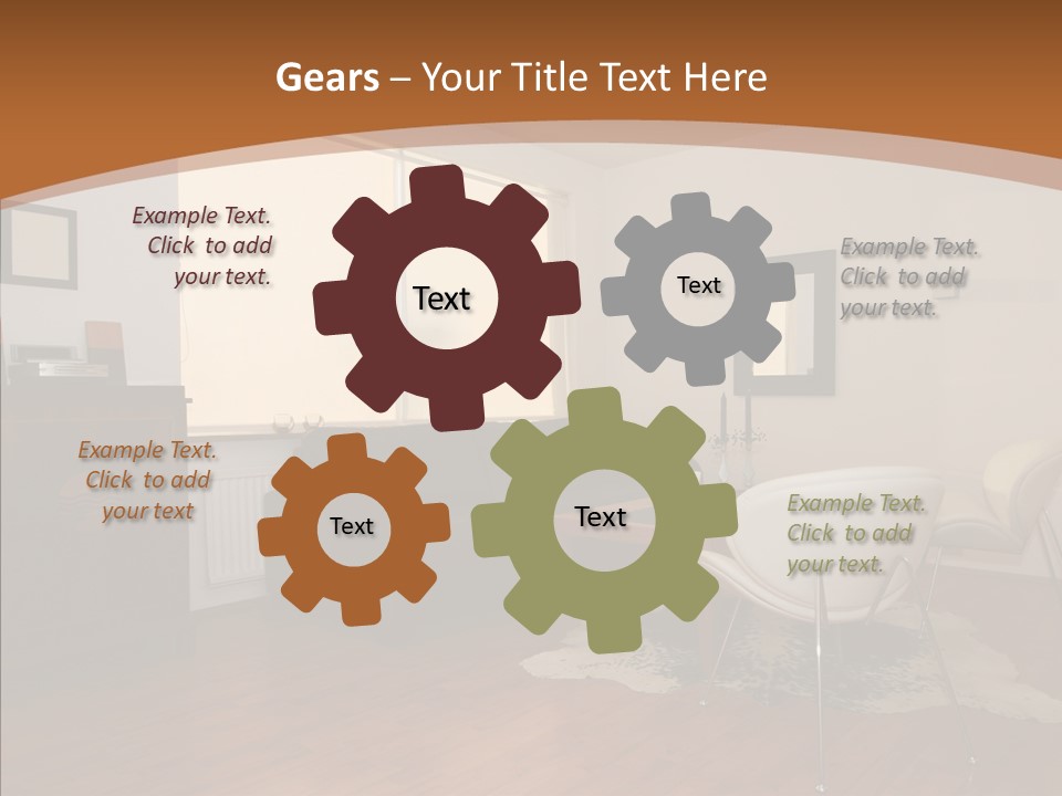 Design Wooden Home PowerPoint Template