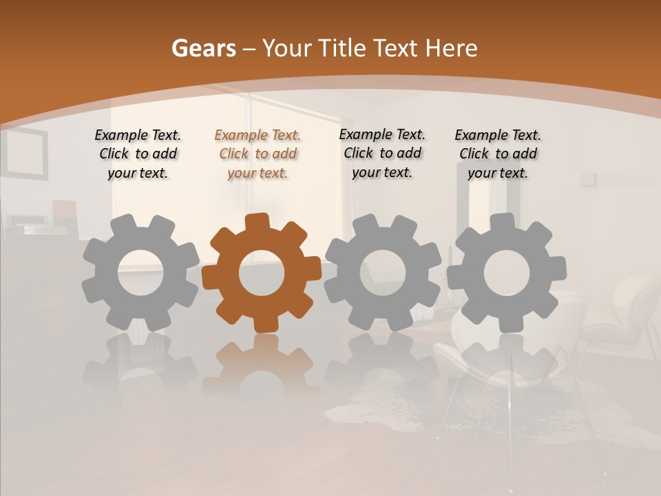 Design Wooden Home PowerPoint Template