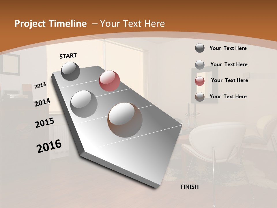 Design Wooden Home PowerPoint Template