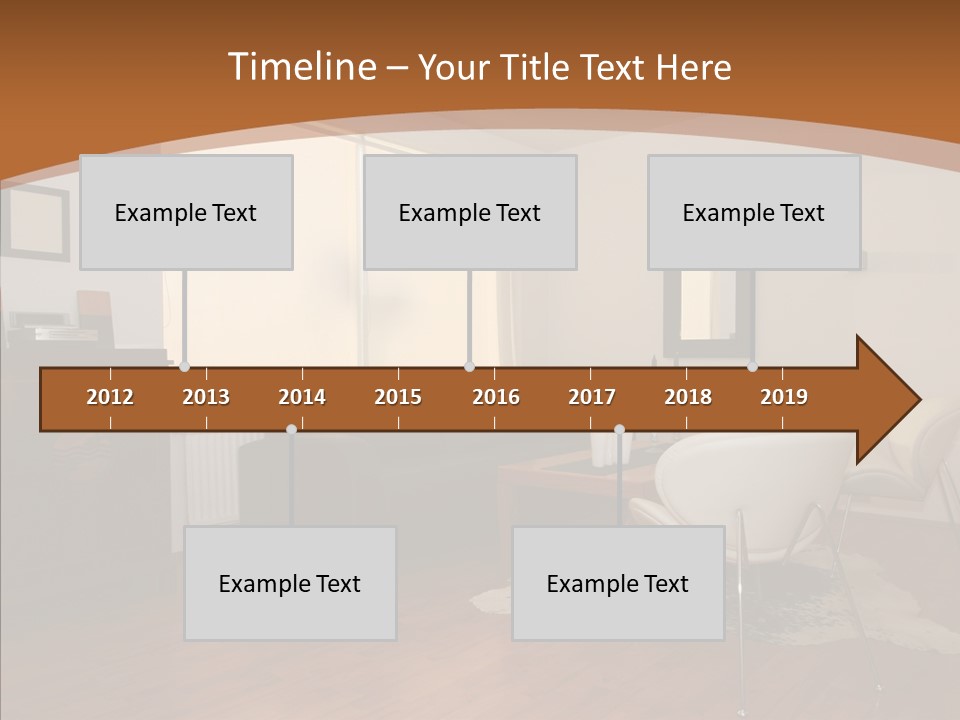 Design Wooden Home PowerPoint Template