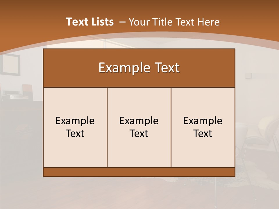 Design Wooden Home PowerPoint Template