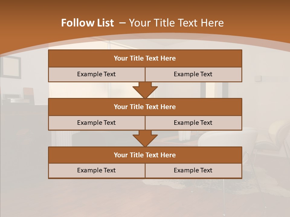 Design Wooden Home PowerPoint Template